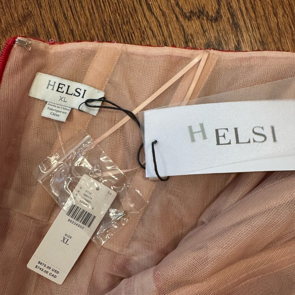 Helsi Frida XL Mini Cocktail Sequin Dress NWT - Picture 4 of 6